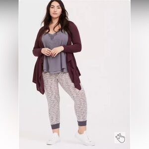 Torrid Athleisure Outfit Bundle Jogger, Tank Top, Cardigan Size 2